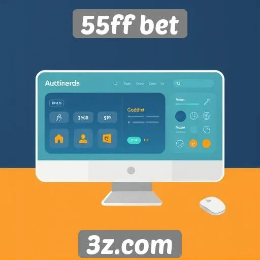 Interface e design do 55ff bet explorados